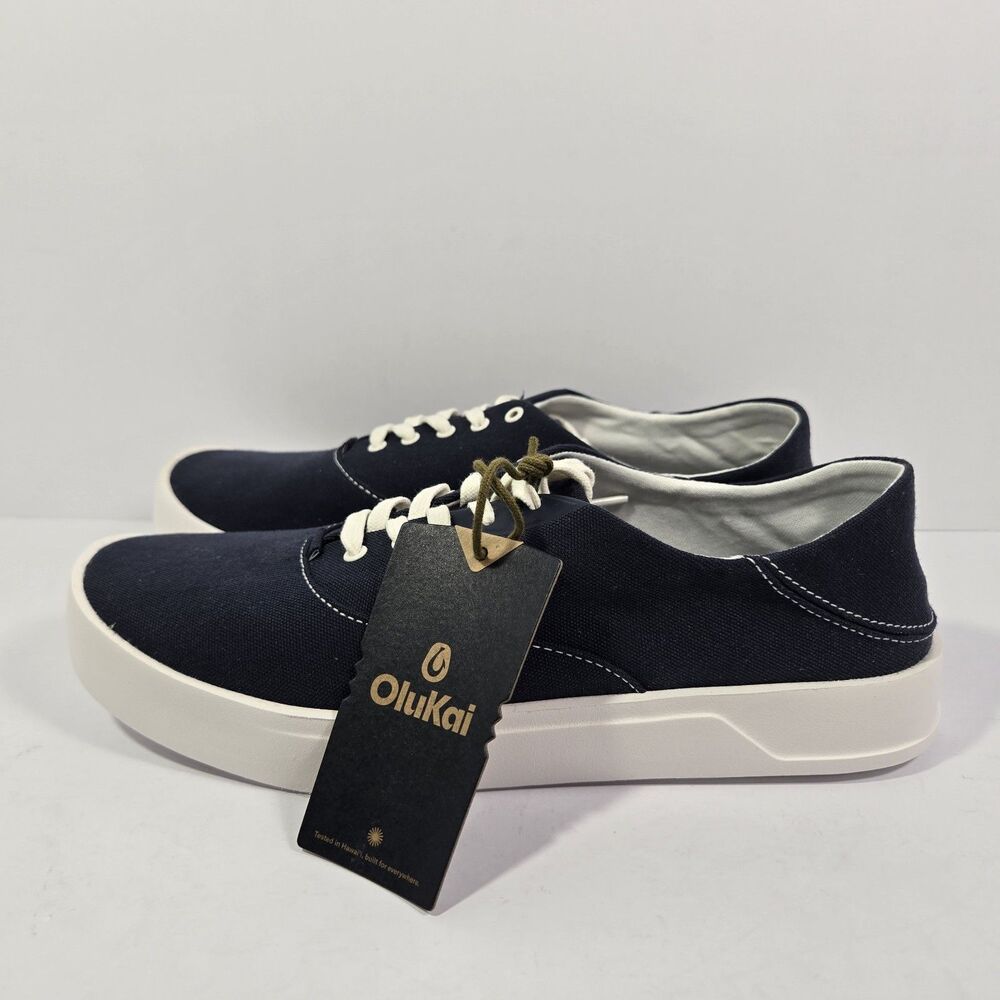 Olukai Tradewind Mens 9.5 Casual Shoes Mood Indigo Navy Blue